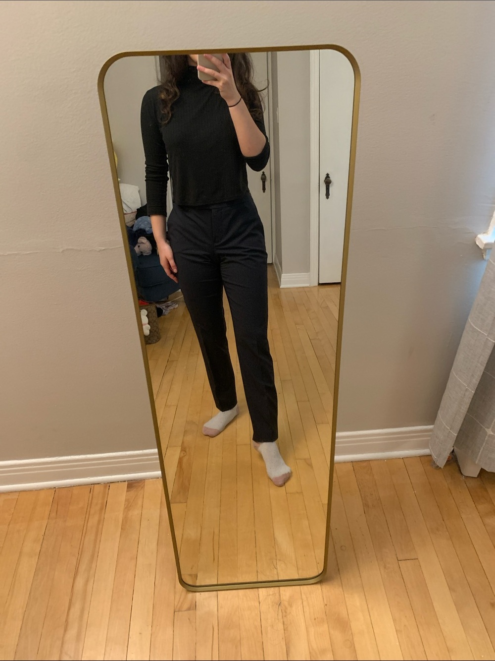 Judith and Charles Pinstriped Dress Pants